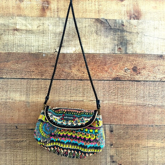Sakroots Peace Multicolored Crossbody Bag - Picture 2 of 8
